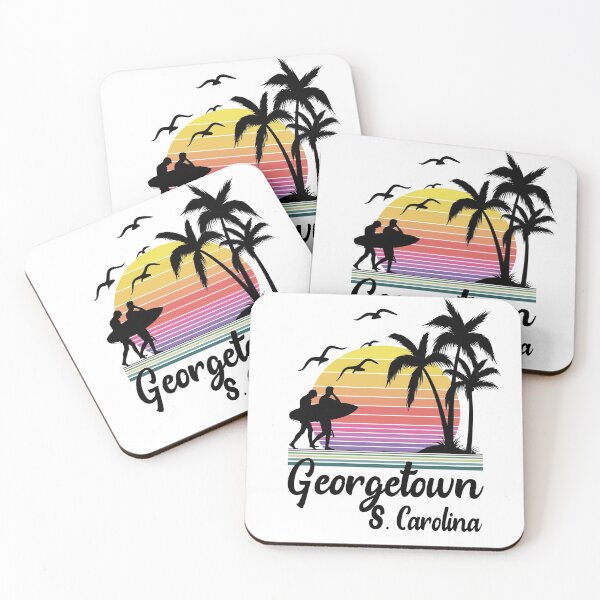 Item preview, Georgetown South Carolina Seaside Retro Sunset designed and sold by Home-Spirit.