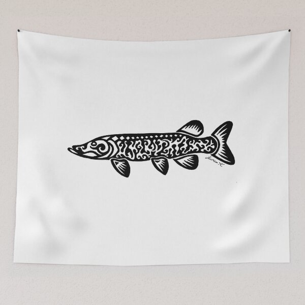 Item preview, Muskellunge Tribal Design  designed and sold by KitayamaDesigns.