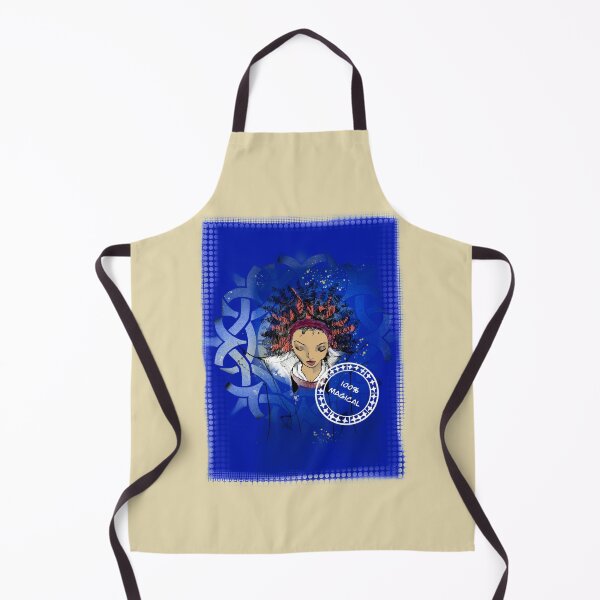 Item preview, Mysterious woman with blue mandala designed and sold by Pachionart.