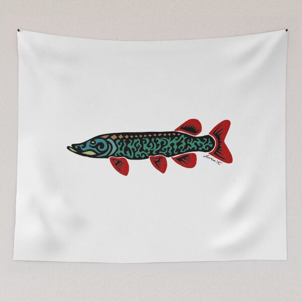 Item preview, Muskellunge Tribal Design - Colored designed and sold by KitayamaDesigns.