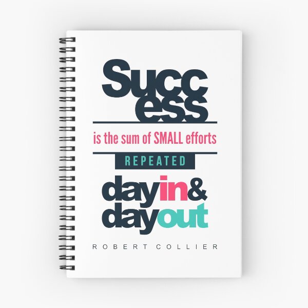 Item preview, Success is the Sum of Small Efforts - Motivational Quote designed and sold by VomHaus.