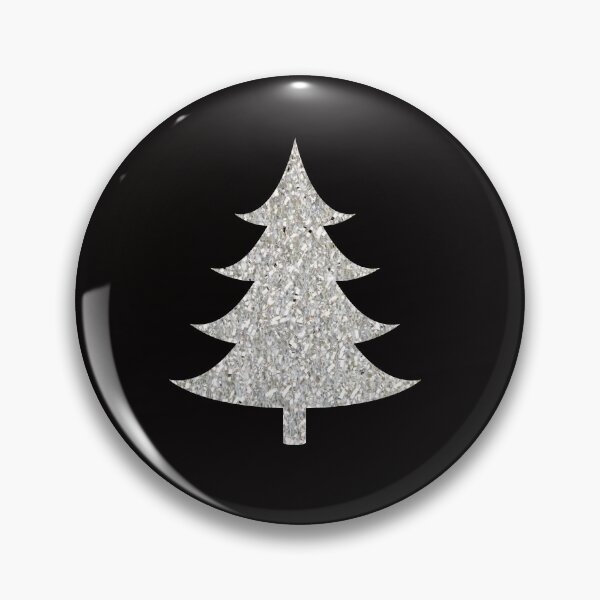 Item preview, Minimalistic Silver Faux Glitter Christmas Tree designed and sold by Felicity-K.