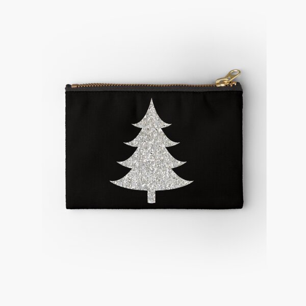 Item preview, Minimalistic Silver Faux Glitter Christmas Tree designed and sold by Felicity-K.