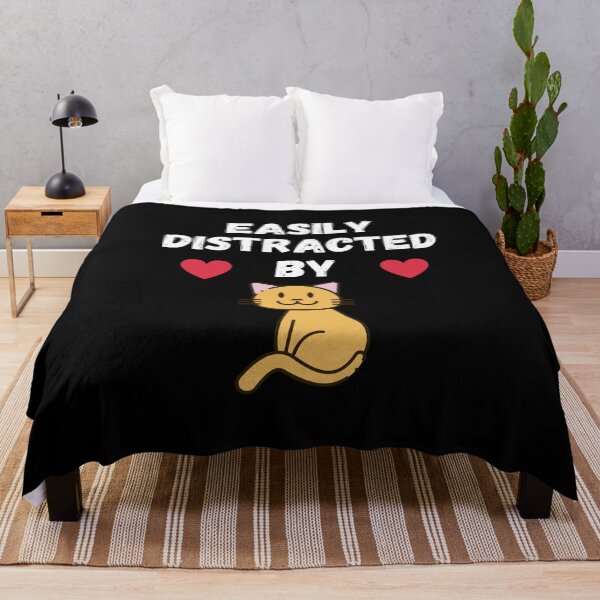 Item preview, Easily Distracted By Cats, I love Cats designed and sold by JRice66.