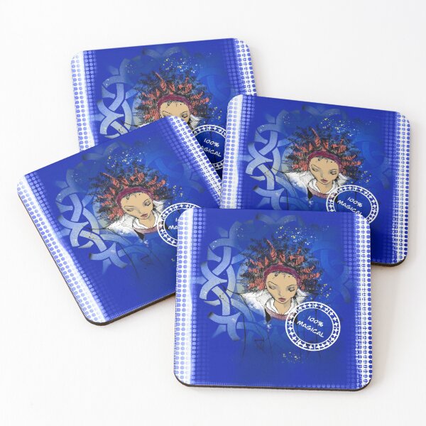 Item preview, Copy of Mysterious woman with blue mandala designed and sold by Pachionart.
