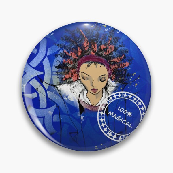Item preview, Copy of Mysterious woman with blue mandala designed and sold by Pachionart.