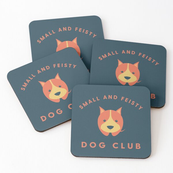 Item preview, Small and feisty Dog Club designed and sold by KhataCloset.