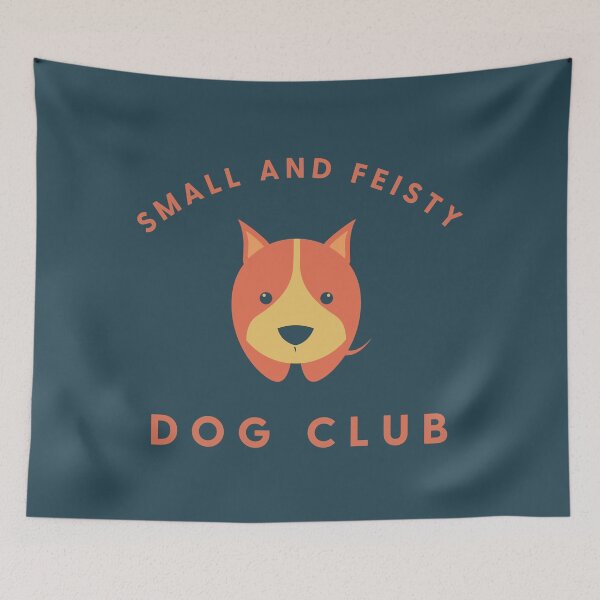 Item preview, Small and feisty Dog Club designed and sold by KhataCloset.