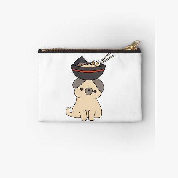 Item preview, Pug with Ramen designed and sold by line-on-line.