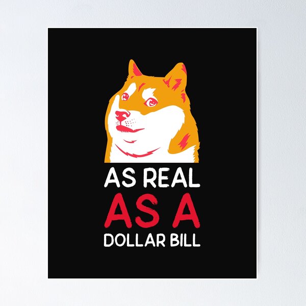 Artikelvorschau, Dogecoin so real wie ein Dollarschein entworfen und verkauft von DiscGolfTees.
