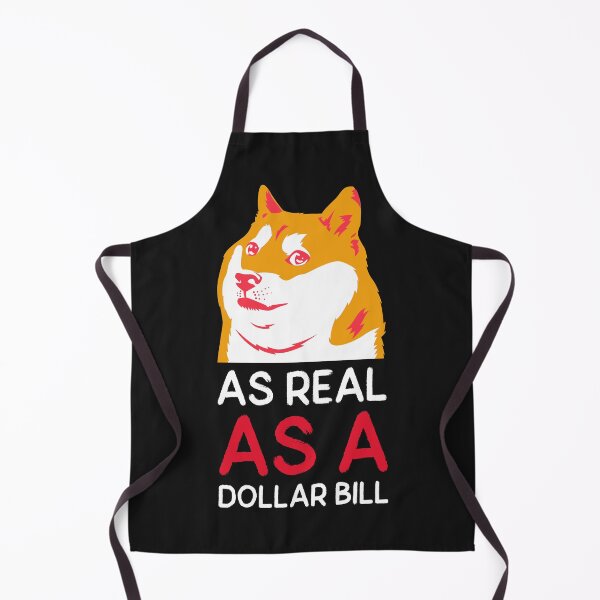 Item preview, Dogecoin As Real As A Dollar Bill designed and sold by DiscGolfTees.