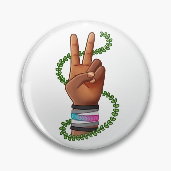 Item preview, pride peace sign - agenderflux a designed and sold by surelydraws.