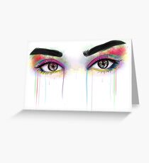 Tarjeta de felicitación Lauren Jauregui Ojos