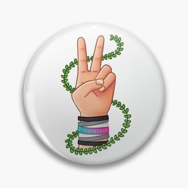 Item preview, pride peace sign - agenderflux b designed and sold by surelydraws.