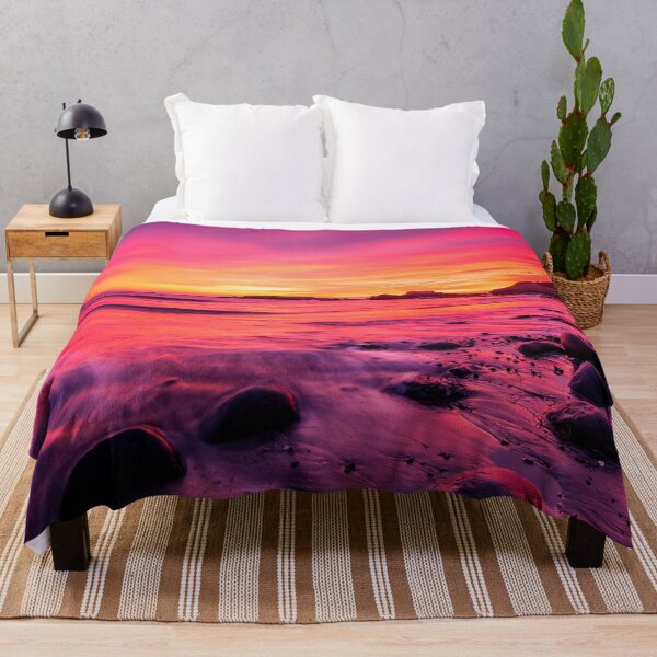 Item preview, Pink Sunset Over The Beach designed and sold by PhotoozStore.