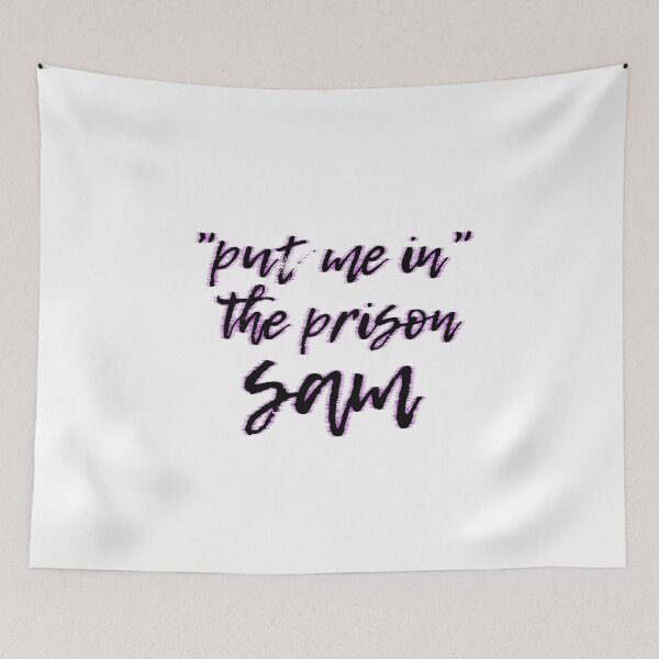 Item preview, Ranboo "Put Me In The Prison Sam" Purple (Dream SMP) designed and sold by artsydoodles.