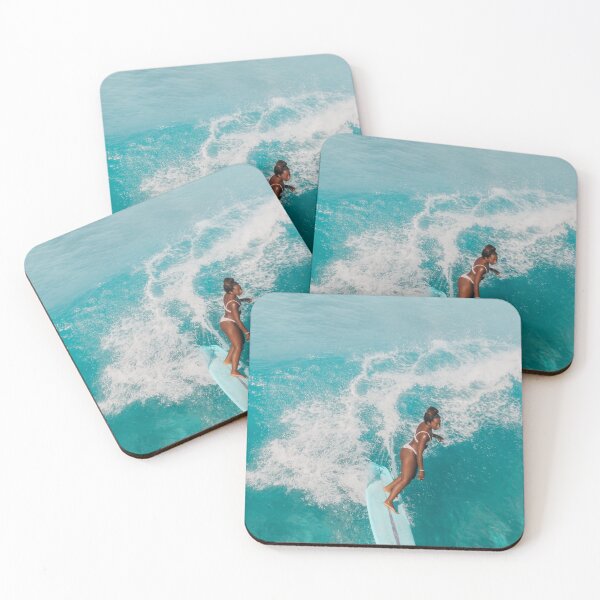 Item preview, WOMEN IN BIKINI SURFING designed and sold by TRUMP8.