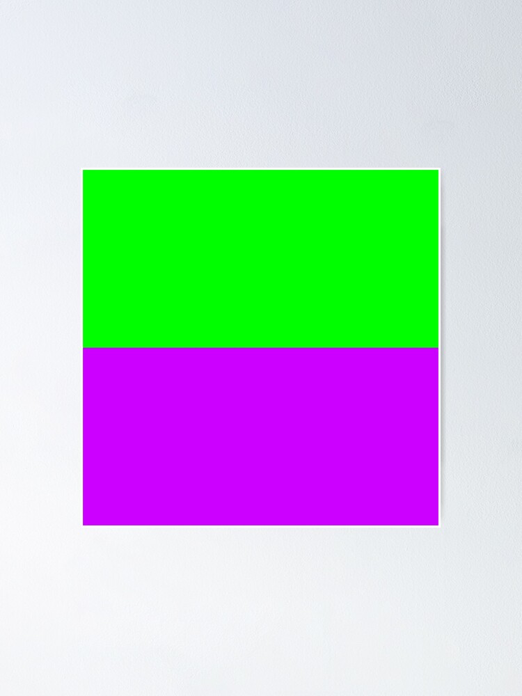 Neon Green & Purple