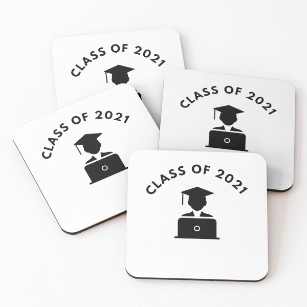 Item preview, Class of 2021 - online learning (black text) designed and sold by StickerPolitics.