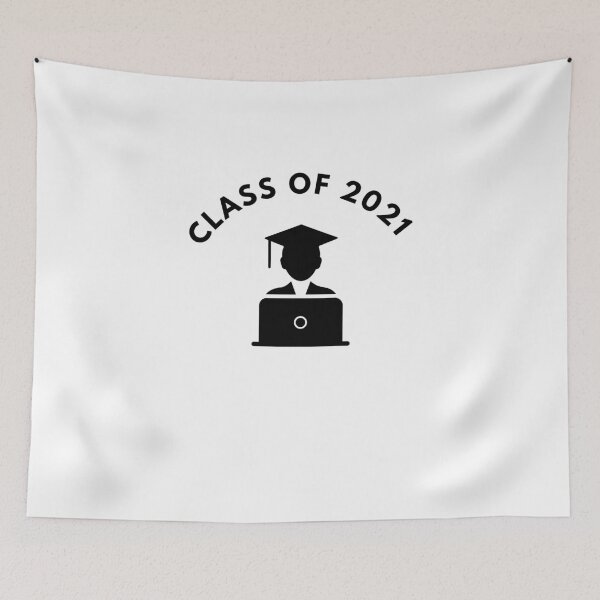 Item preview, Class of 2021 - online learning (black text) designed and sold by StickerPolitics.