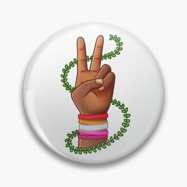 Item preview, pride peace sign - lesbian a designed and sold by surelydraws.