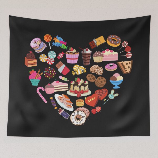 Item preview, Sweetheart Dessert, Sweets And Chocolates designed and sold by StickersHub94.