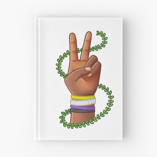 Item preview, pride peace sign - nonbinary a designed and sold by surelydraws.