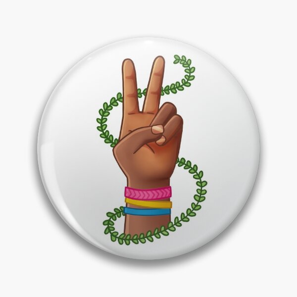 Item preview, pride peace sign - pan a designed and sold by surelydraws.