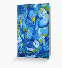 "BLUE" Greeting Card