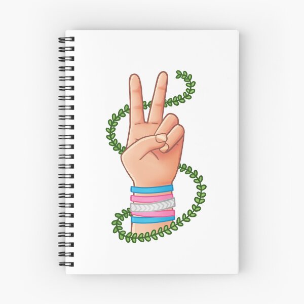 Item preview, pride peace sign - transgender b designed and sold by surelydraws.