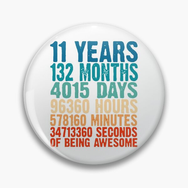 Item preview, 11 years of being awesome gifts 11 years old  designed and sold by whatsyokidswear.