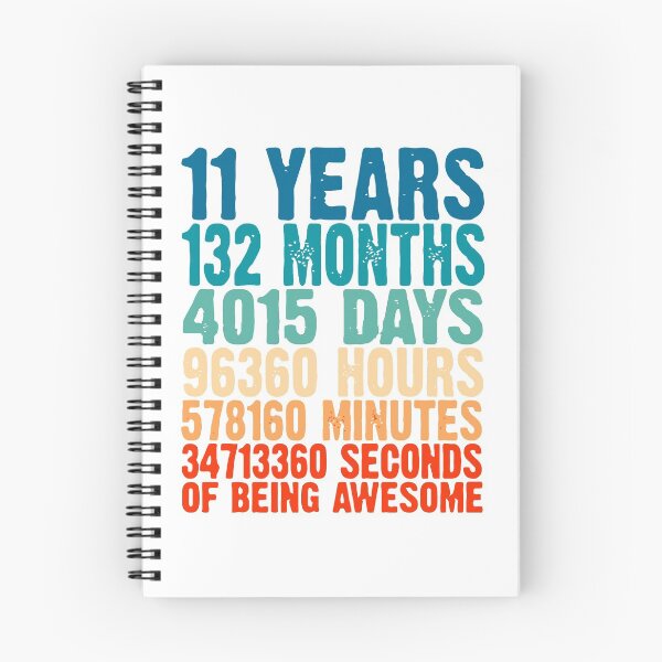 Item preview, 11 years of being awesome gifts 11 years old  designed and sold by whatsyokidswear.