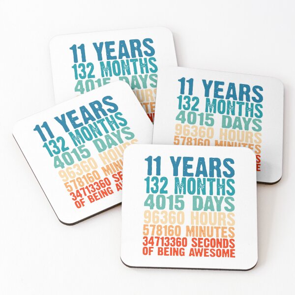 Item preview, 11 years of being awesome gifts 11 years old  designed and sold by whatsyokidswear.