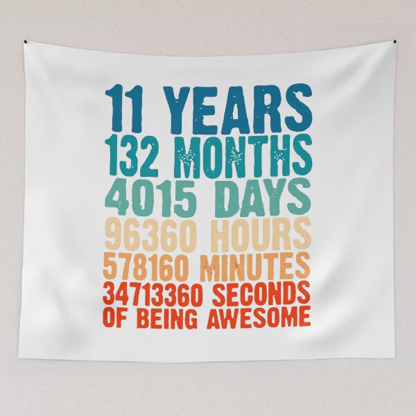 Item preview, 11 years of being awesome gifts 11 years old  designed and sold by whatsyokidswear.