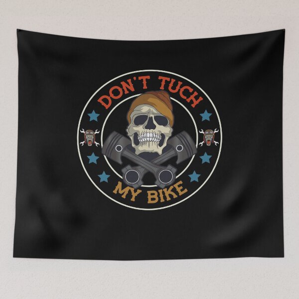 Item preview, Don't tuch my bike Motorcyclist Motorcycle designed and sold by FalkDania.