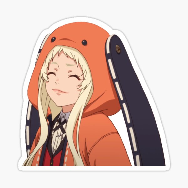 kakegurui runayomozuki anime runa stickers redbubble