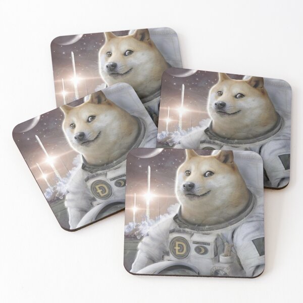 Item preview, Astronaut Dogecoin to the moon designed and sold by DamsBX.