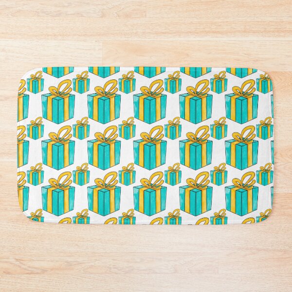 Item preview, Gift pattern with blue and yellow color designed and sold by Lzdigitalstore.