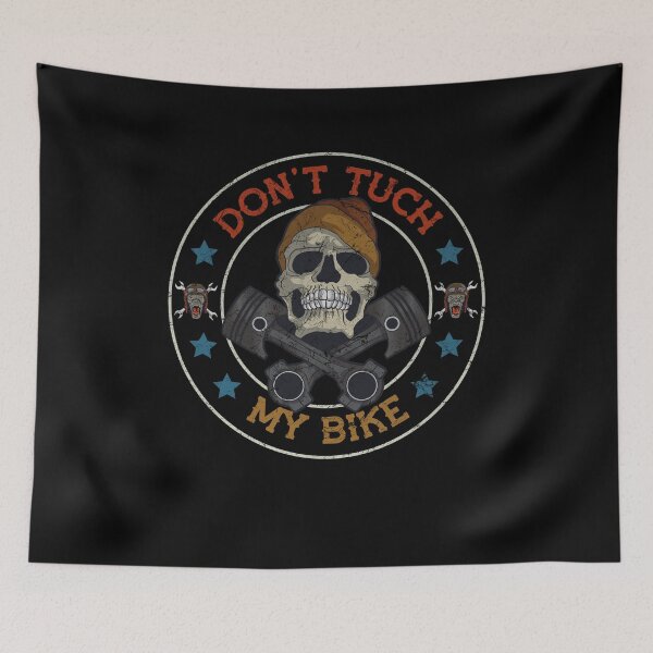 Item preview, Don't tuch my bike Motorcycle Motorcyclist  designed and sold by FalkDania.