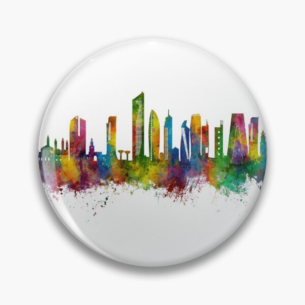 Artikelvorschau, Kuwait City Skyline entworfen und verkauft von ArtPrints.