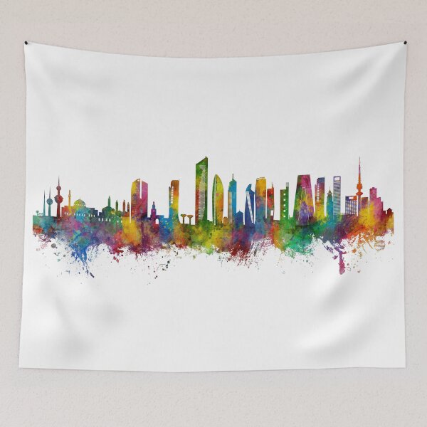 Item preview, Kuwait City Skyline designed and sold by ArtPrints.