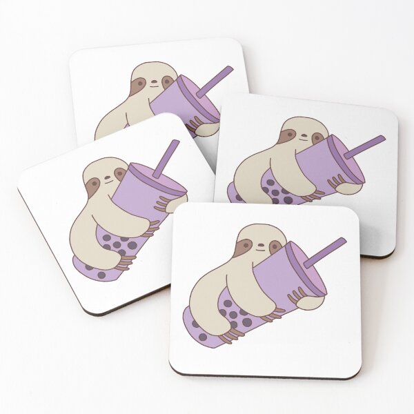 Item preview, Boba Tea Sloth  designed and sold by line-on-line.