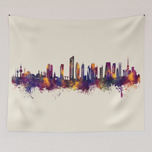 Item preview, Kuwait City Skyline designed and sold by ArtPrints.
