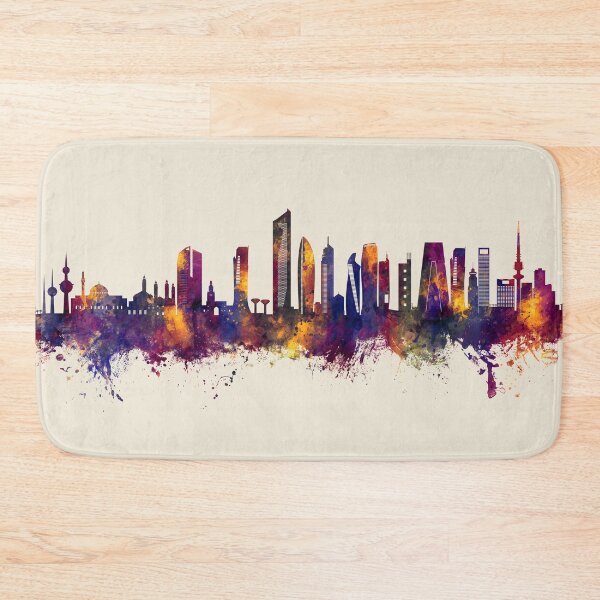 Item preview, Kuwait City Skyline designed and sold by ArtPrints.