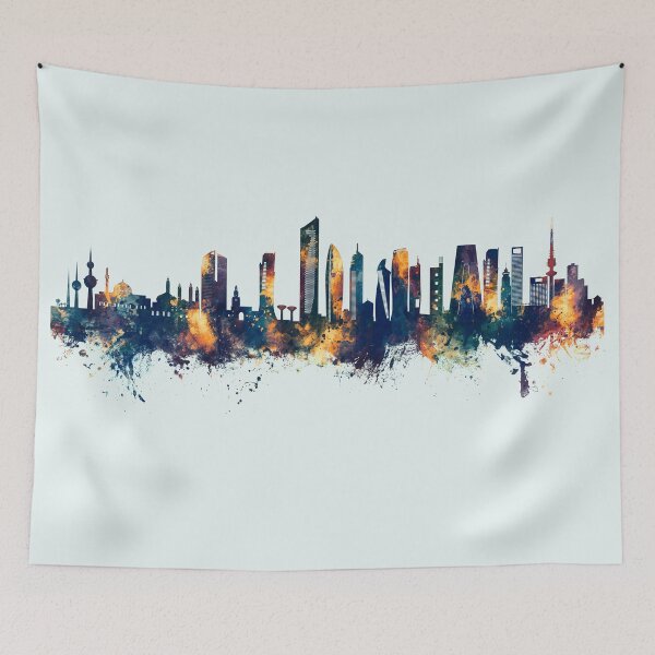 Item preview, Kuwait City Skyline designed and sold by ArtPrints.