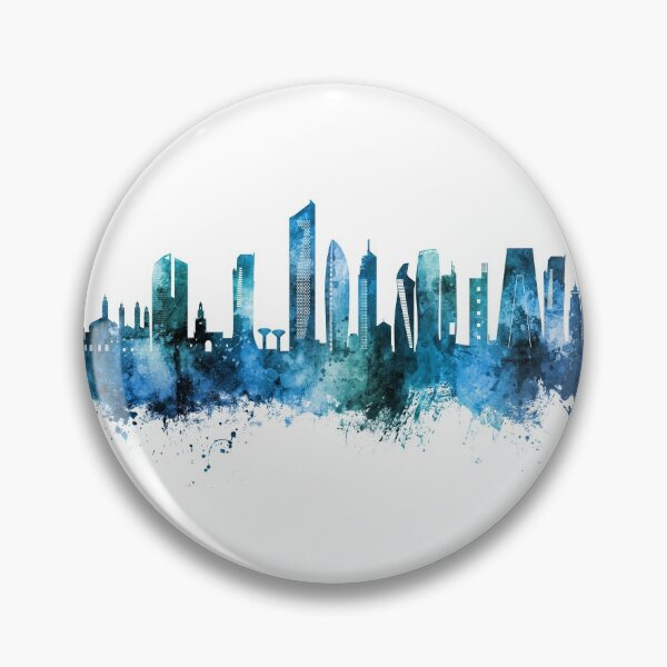 Artikelvorschau, Kuwait City Skyline entworfen und verkauft von ArtPrints.