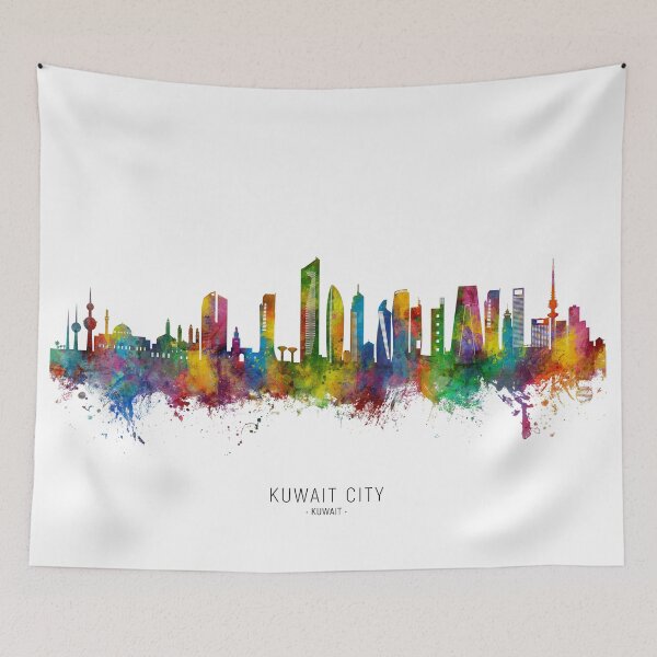 Item preview, Kuwait City Skyline designed and sold by ArtPrints.