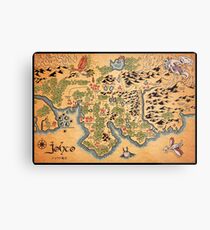 Johto Karte Metallbild