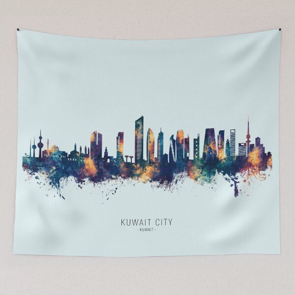 Item preview, Kuwait City Skyline designed and sold by ArtPrints.