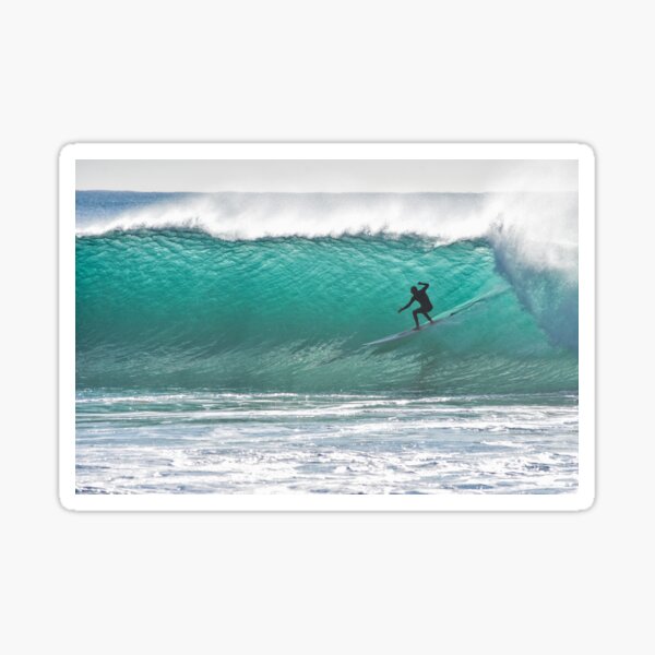 MAN SURFES THE WAVES Sticker